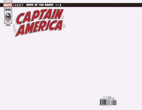 Captain America #695 (Blank Cover)