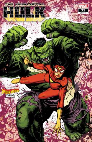The Immortal Hulk #32 (Zircher Spider-Woman Cover)
