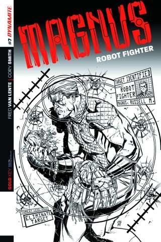 Magnus, Robot Fighter #7 (25 Copy Smith B&W Cover)