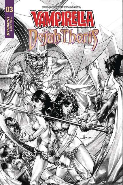 Vampirella / Dejah Thoris #4 (20 Copy Anacleto B&W Cover)