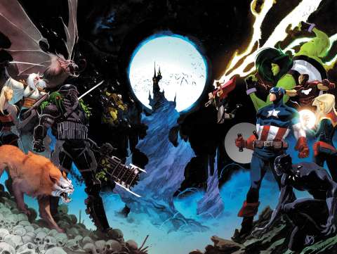 Avengers #14 (Scalera Wraparound Cover)