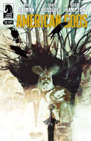 American Gods: Shadows #2 (Sienkiewicz Cover)
