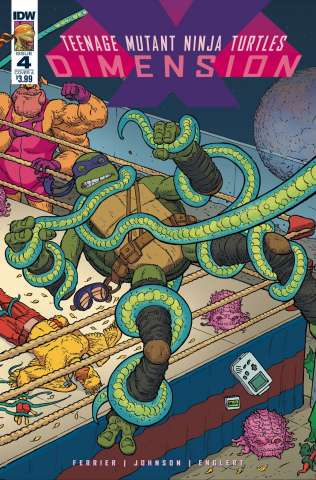 Teenage Mutant Ninja Turtles: Dimension X #4 (Pitarra Cover)