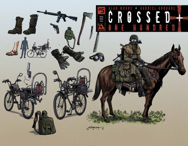 Crossed + One Hundred #5 (Design Sketch Cover)