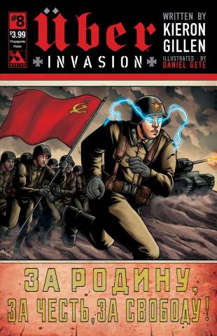 Über: Invasion #8 (Propaganda Poster Cover)
