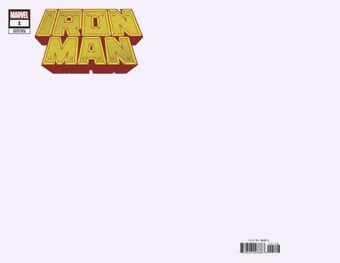 Iron Man #1 (Blank Cover)