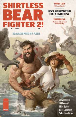 Shirtless Bear-Fighter! 2 #1 (10 Copy Rivera Cover)