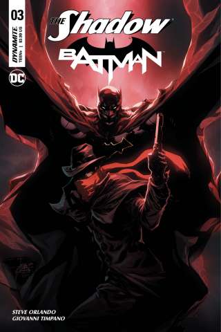The Shadow / Batman #3 (Tan Cover)