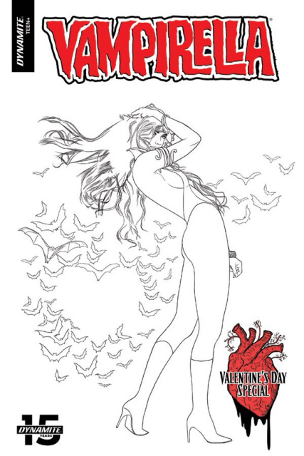 Vampirella: Valentine's Day Special #1 (10 Copy Gunduz B&W Cover)