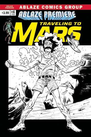 Traveling to Mars #4 (McKee Warlock Homage Cover)