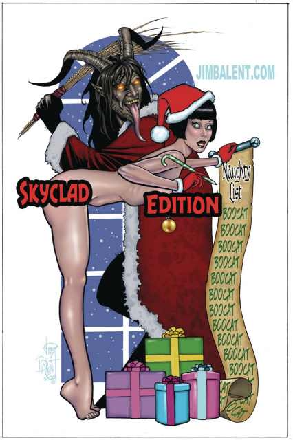 Tarot: Witch of the Black Rose #125 (Skyclad Xmas Cheer Cover)