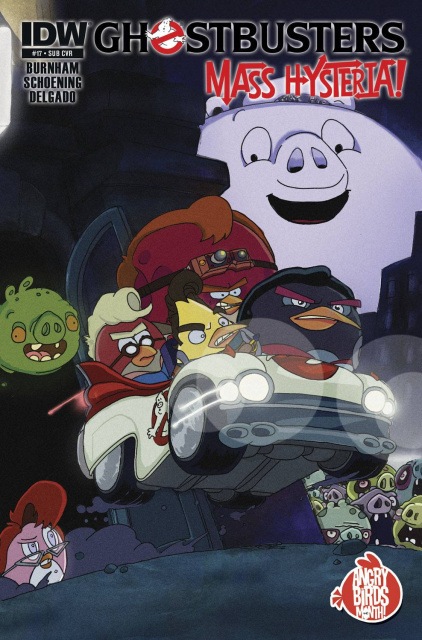 Ghostbusters #17 (Angry Birds Cover)
