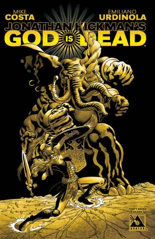 God Is Dead #47 (Gilded Retailer Order Incentive Cover)