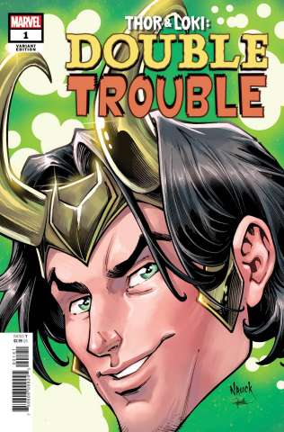 Thor & Loki: Double Trouble #1 (Nauck Headshot Cover)