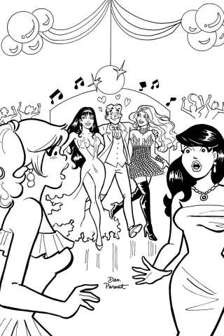 Red Sonja and Vampirella Meet Betty and Veronica #6 (11 Copy Parent B&W Cover)