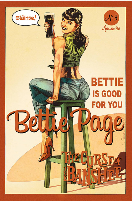 Bettie Page and The Curse of the Banshee #3 (Mooney Cover)