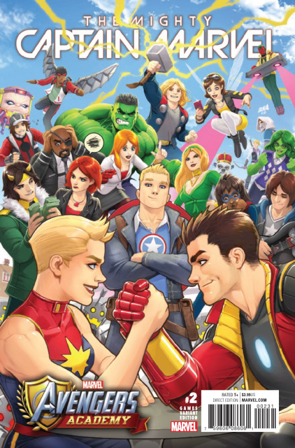 The Mighty Captain Marvel #2 (Video Game Cover)
