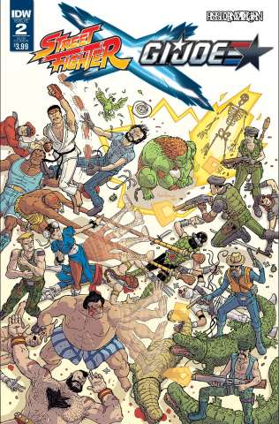 Street Fighter X G.I. Joe #2 (Subscription Cover)