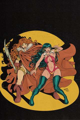 Vampirella / Red Sonja #12 (Robson Virgin Homage Cover)