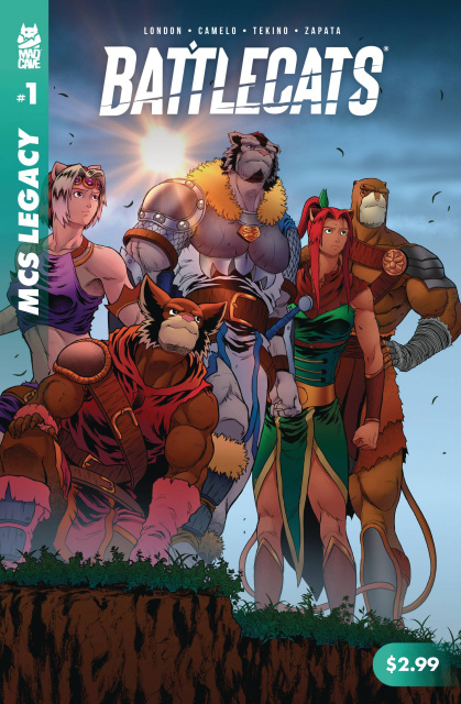 Battlecats #1: Mad Cave Studios Legacy (Camelo Cover)