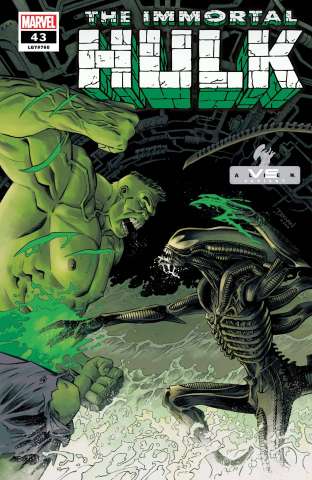 The Immortal Hulk #43 (Shalvey Marvel vs. Alien Cover)