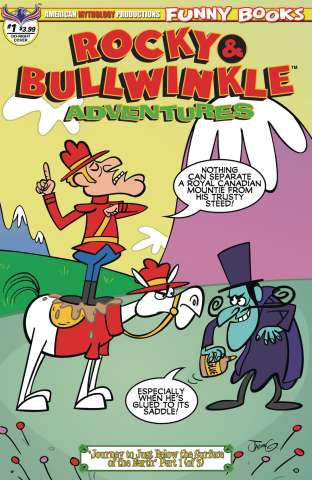 Rocky & Bullwinkle Adventures #1 (Dudley Do Right Cover)