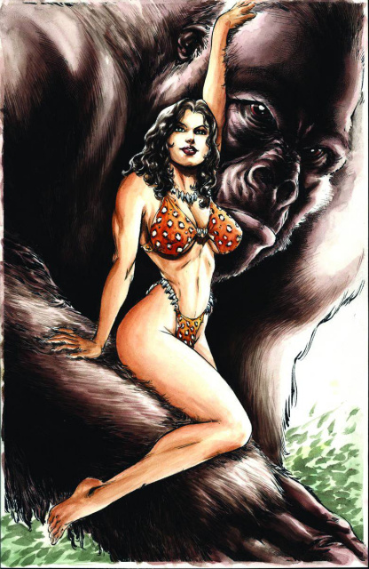 Cavewoman: The Return #4 (Buzz Cover)