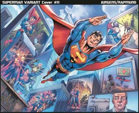Superman #12 (Dan Jurgens & Norm Rapmund Wraparound Card Stock Cover)