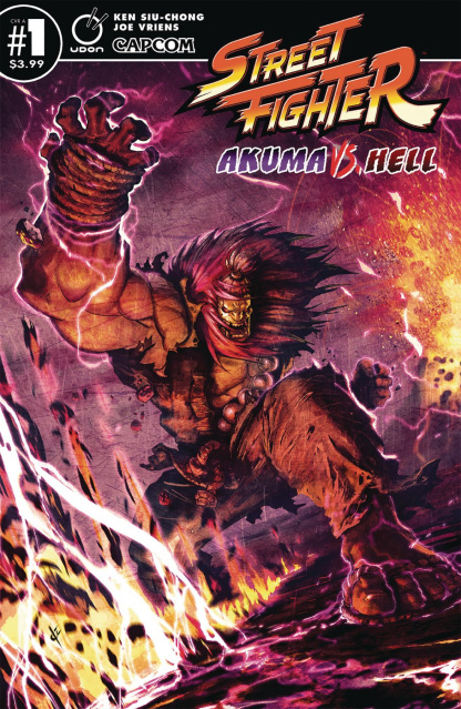 Street Fighter: Akuma vs. Hell #1 (Vriens Cover)