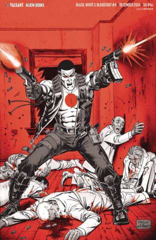 Black, White & Bloodshot #4 (Perlin Virgin Cover)