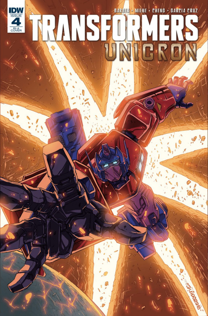 The Transformers: Unicron #4 (10 Copy Guidi Cover)