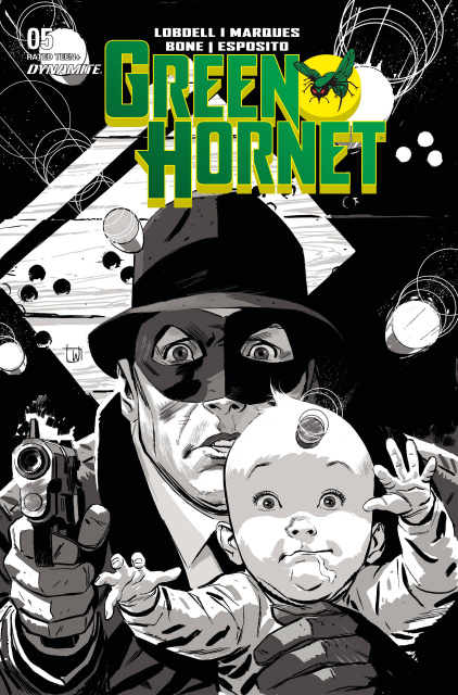 Green Hornet #5 (20 Copy Weeks B&W Cover)