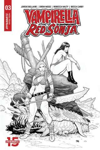 Vampirella / Red Sonja #3 (20 Copy Cho Pure Line Art Cover)