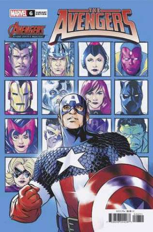 Avengers #6 (James Kerrigan Avengers 60th Anniversary Cover)