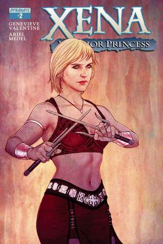 Xena: Warrior Princess #2 (Frison Fleecs Split Cover)