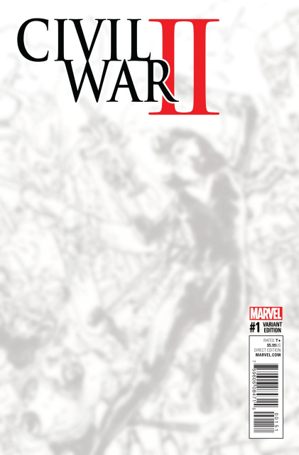 Civil War II #1 (B&W Virgin Connecting Cover)