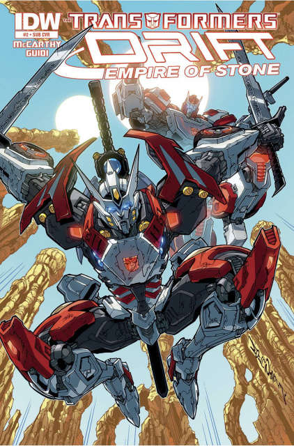 The Transformers: Drift - Empire of Stone #2 (Subscription Cover)