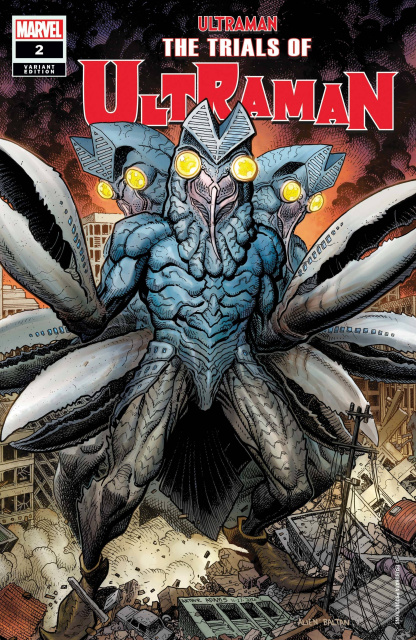 The Trials of Ultraman #2 (Art Adams Kaiju Cover)