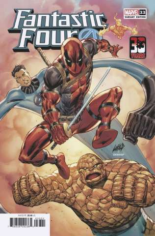 Fantastic Four #33 (Liefeld Deadpool 30th Cover)