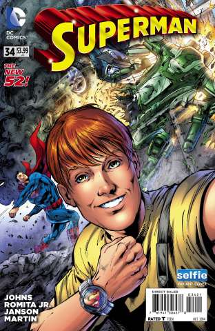 Superman #34 (Selfie Cover)