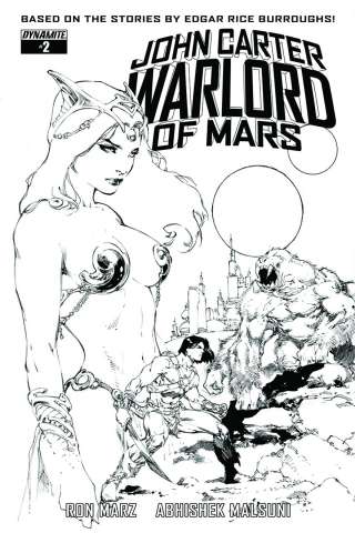 John Carter: Warlord of Mars #2 (20 Copy Benes B&W Cover)