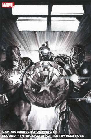 Captain America / Iron Man #1 (Alex Ross 2nd Printing)