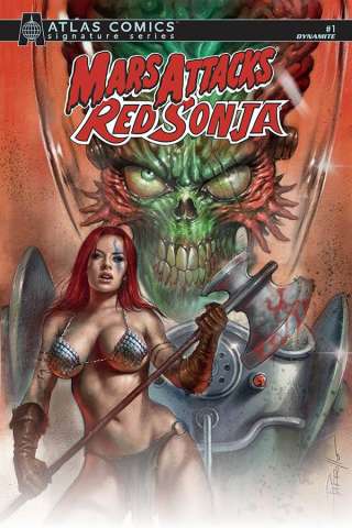 Mars Attacks / Red Sonja #1 (Layman Signed Atlas Edition)