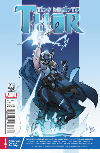 The Mighty Thor #11 (Ferry Cancer Awareness Cover)