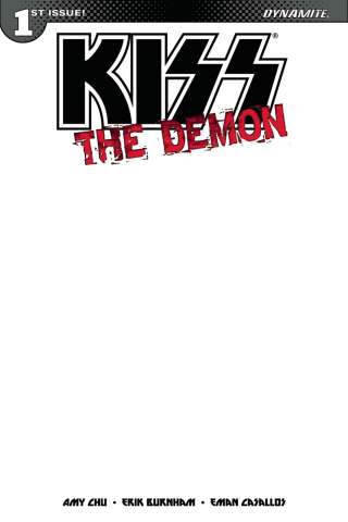 KISS: The Demon #1 (Blank Authentix Cover)