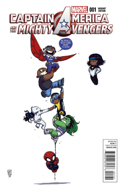 Captain America and the Mighty Avengers #1 (Young Cover)