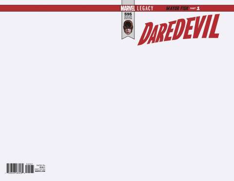 Daredevil #595 (Blank Cover)
