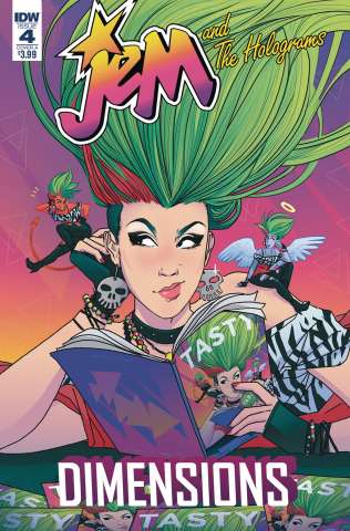 Jem and The Holograms: Dimensions #4 (Boeh Cover)
