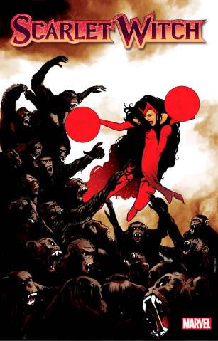 Scarlet Witch #2 (Garbett Planet of the Apes Cover)