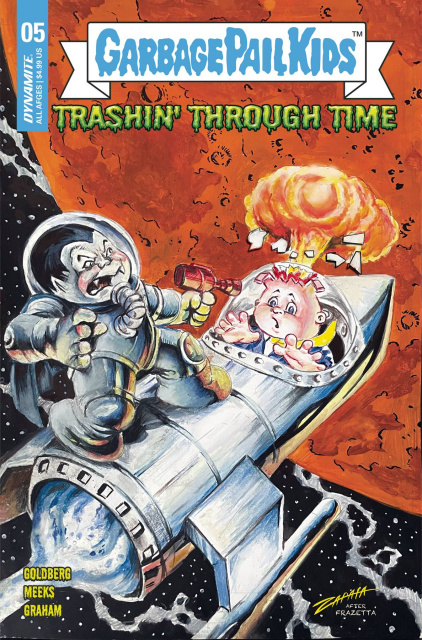 Garbage Pail Kids: Trashin' Through Time #5 (Zapata Cover)